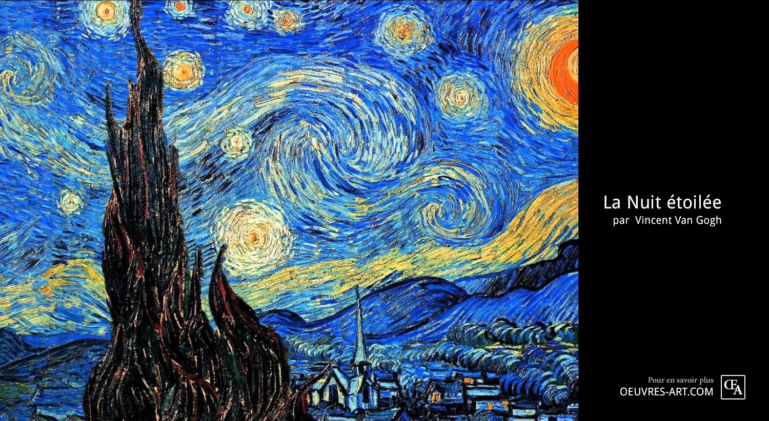Van Gogh Tableau Nuit Etoilee La Nuit étoilée | Vincent Van Gogh